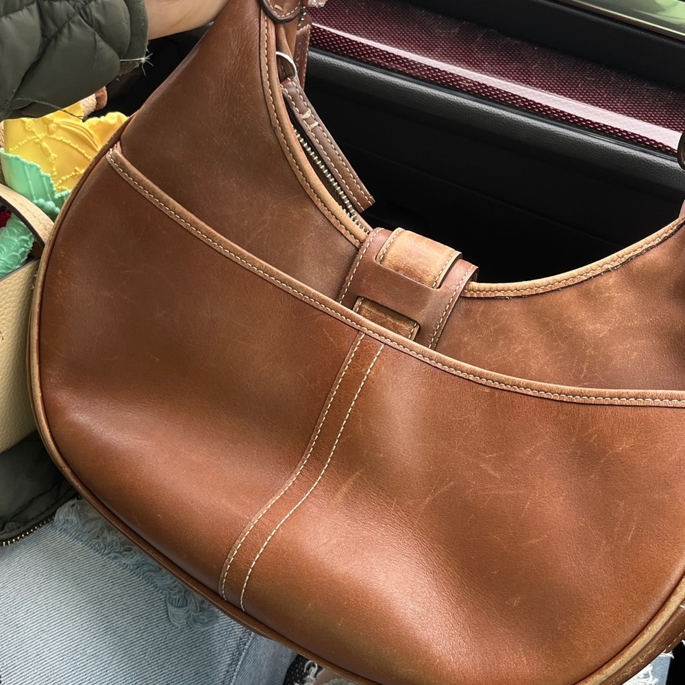 Y2k Coach all leather shoulder bag - Picture 6 of 11